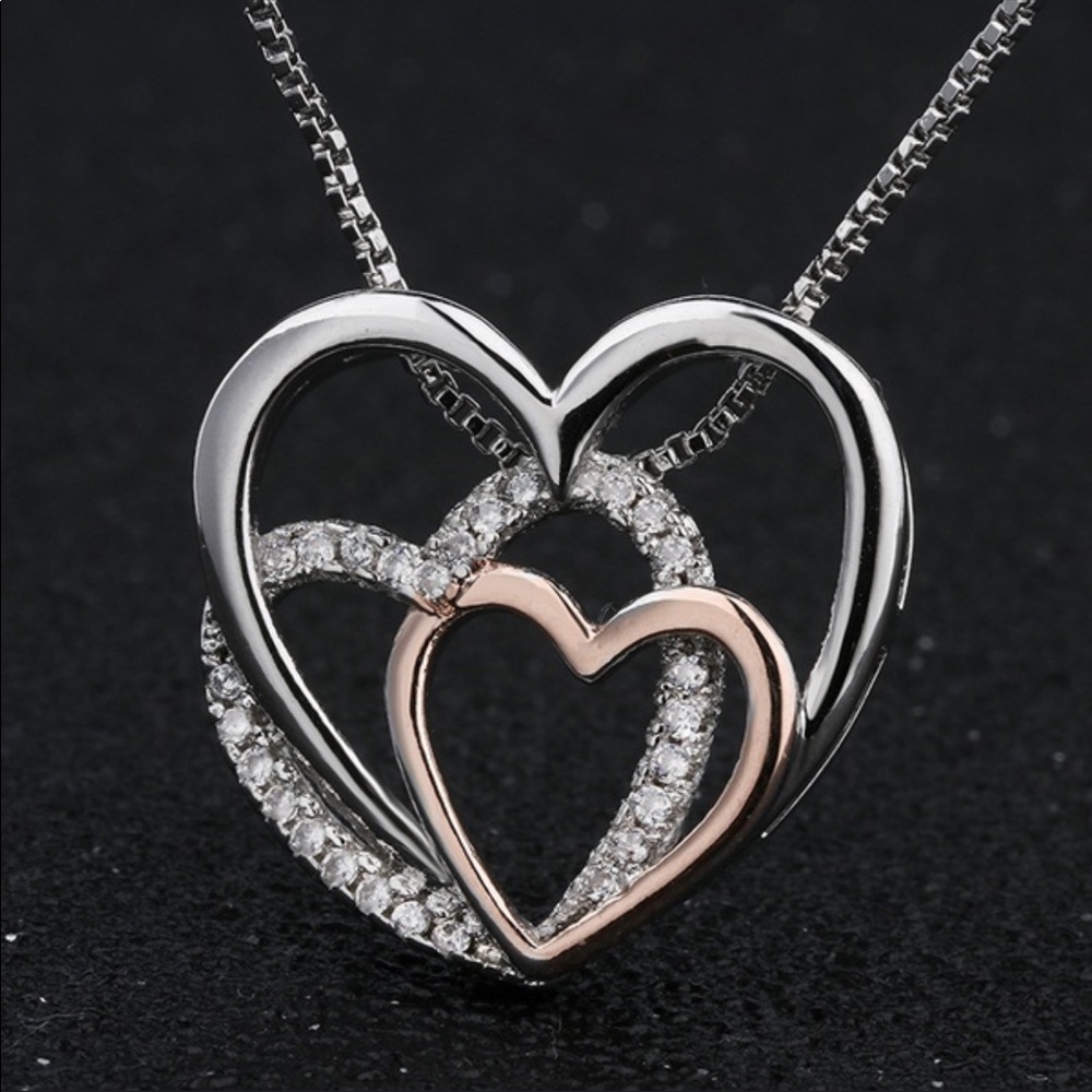 5⭐️RATED TRI COLOR HEART - Picture 2 of 7